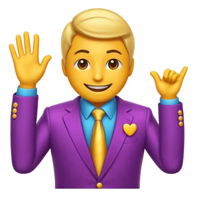 hazme un emoji que ayuda a una empresa a dejar de perder el tiempo y salga un grafica de que va bien el rendimiento sticker