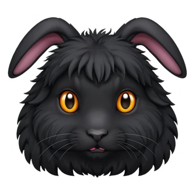 Lapin noir qui a reussis GG sticker