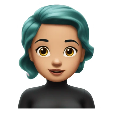 ariel mermaid mix baby boss ( in the boss baby film ), body and hair like ariel, face like baby boss sticker