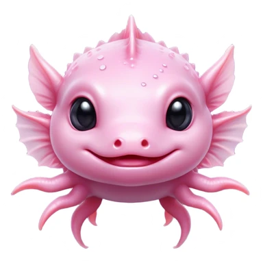 Cinematic Cute Axolotl Portrait Emoji, Head tilted playfully and inquisitively, featuring smooth, pale pink skin with delicate feathery gills and round, sparkling dark eyes filled with curiosity, Simplified yet irresistibly adorable features, highly detailed, glowing with a warm, magical glow, high shine, affectionate and quirky, stylized with a touch of whimsy, bright and endearing, soft glowing outline, capturing the essence of a mischievous yet charming aquatic friend, so playful it feels like it could swim out of the screen and into your heart! sticker