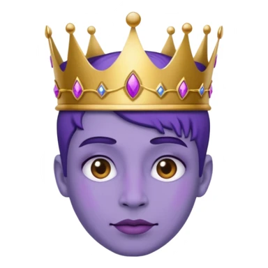Purple royalty sticker