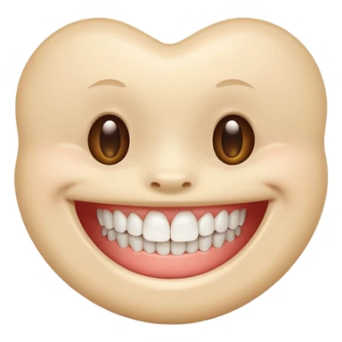 teeth without face sticker