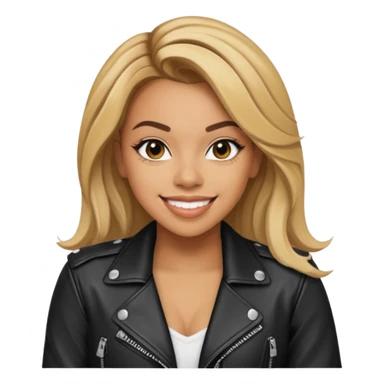 dinah jane wear leather jacket sticker