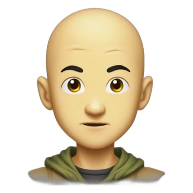 krilin dbz realiste sticker