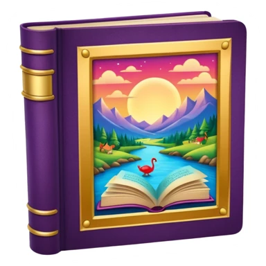 Fairytale book sticker