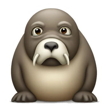 skeptical walrus sticker