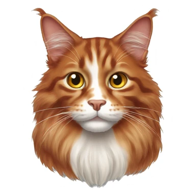 Red MaineCoon Cat  sticker