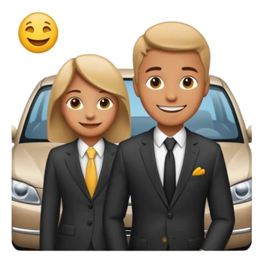 verkäufer auto emoji sticker