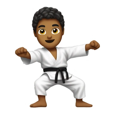 Karate kid sticker