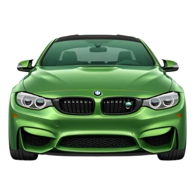 Green bmw m4 sticker