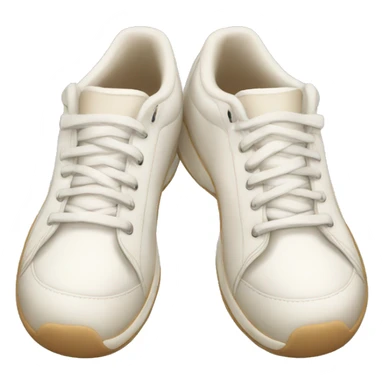 chunky white and beige tennis shoes sticker
