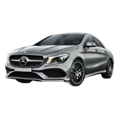 Mercedes CLA grey sticker