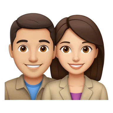 Hispanic couple  sticker