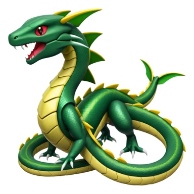 Mega rayuaza emoji sticker