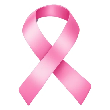 Alphabets with pink ribbon sticker