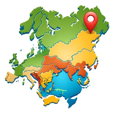 country map sticker