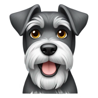 Schnauzer dog sticker