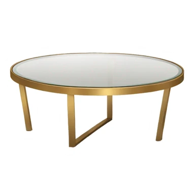 Small-round-Golden-band-glass-coffee-table sticker