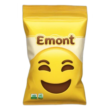 powder chocolate flavor - yellow bag sticker