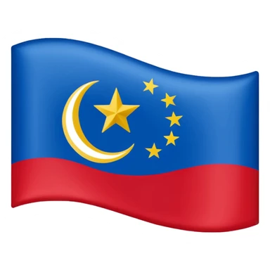 East turkestan flag sticker