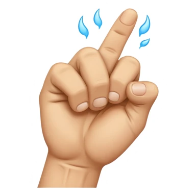 Crying fist emoji sticker