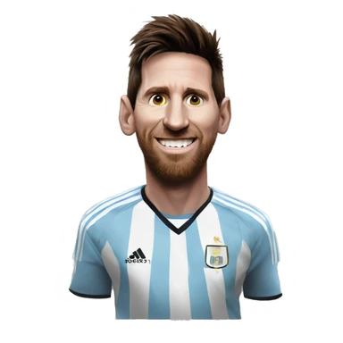 Messi argentina creature funny sticker