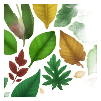 Leaves sticker