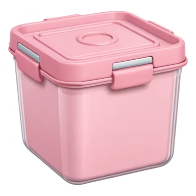 pastel pink food container sticker