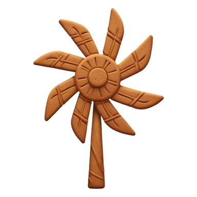 Speculaas Cinematic Realistic Speculaas Biscuit Emoji, depicted as a spiced speculaas cookie crafted in the shape of a windmill and warm, inviting lighting. sticker