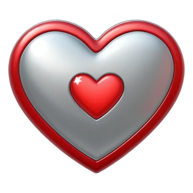magnet and heart sticker