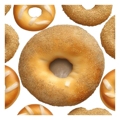 Everything bagel sticker