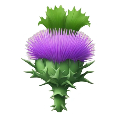 scottish thistle sticker