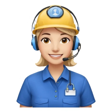 Sales women specialist in shipping sticker