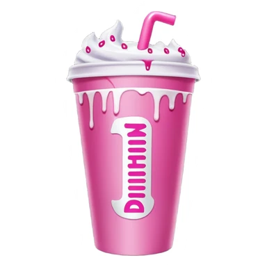 A Dunkin coffee cup but Megan thee stallion themed that says HOTTIES run on Dunkin  sticker