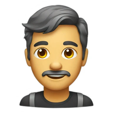 portrait of a web designer sticker