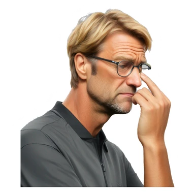 Klopp facepalm sticker