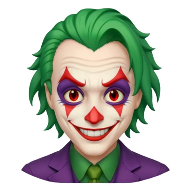 Joker ki souris avec des yeux rouge sticker