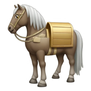 trojan horse sticker