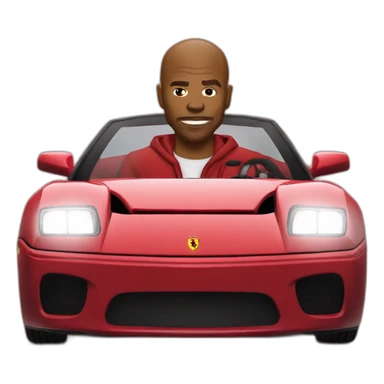 Doakes in a Ferrari sticker