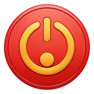 a fullscreen toggle in red and cartoonstyle sticker