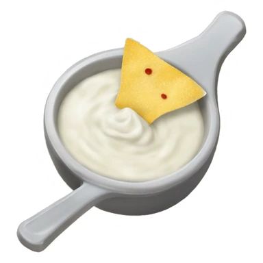 Ranch dressing and tortilla chips  sticker