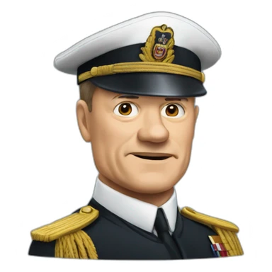Olaf Scholz as bismarck sticker