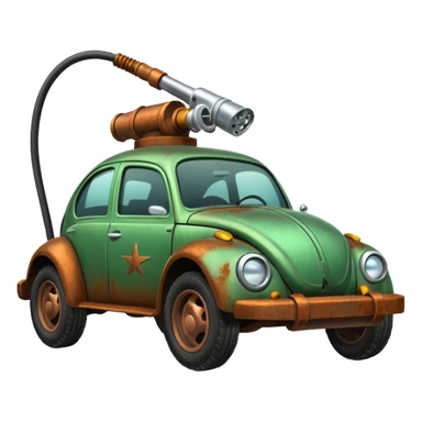 Bug sprayer car sticker