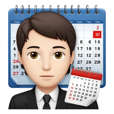 I NEED LIKE PERSON IN FORMALS AND CALENDARNEXT TO HIM AND NO BACKGROUND COLOR FOR PIC sticker