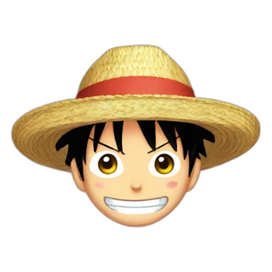 Luffy One Piece Straw Hat sticker