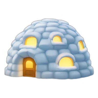 igloo idea bulb big sticker
