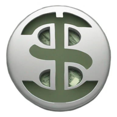 MACOS ICON STYLE dollar sign SYMBOL simple icon sticker