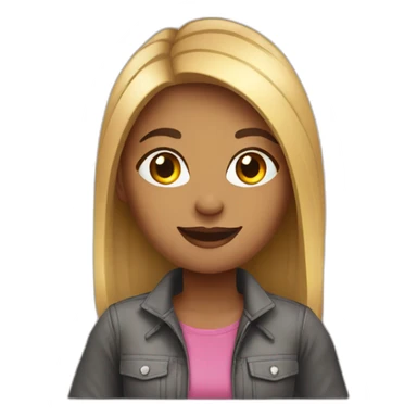 girl who works e-commerce and digital marketing sticker