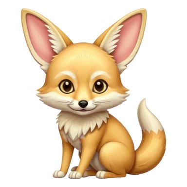 Fennec émojis clavier sticker