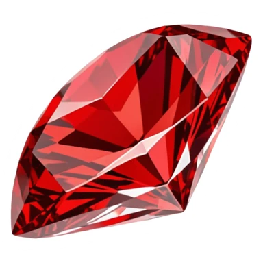 Red Diamond Crystal with "RED" written in the center sticker